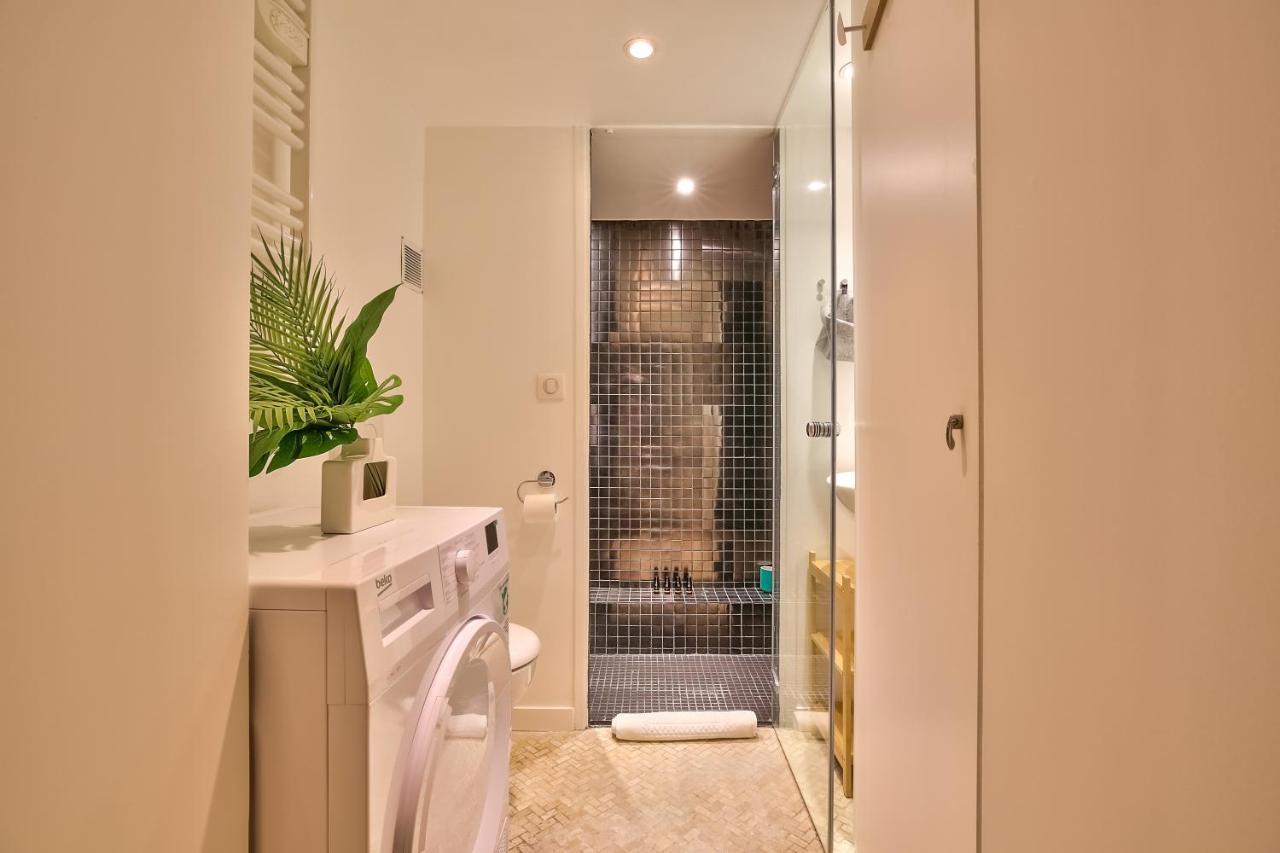 New Stunning 4 Bdrs Apt, With Ac - Le Marais Paris Eksteriør bilde