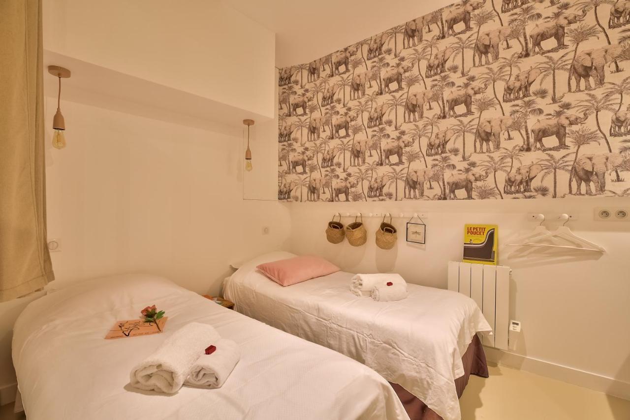 New Stunning 4 Bdrs Apt, With Ac - Le Marais Paris Eksteriør bilde