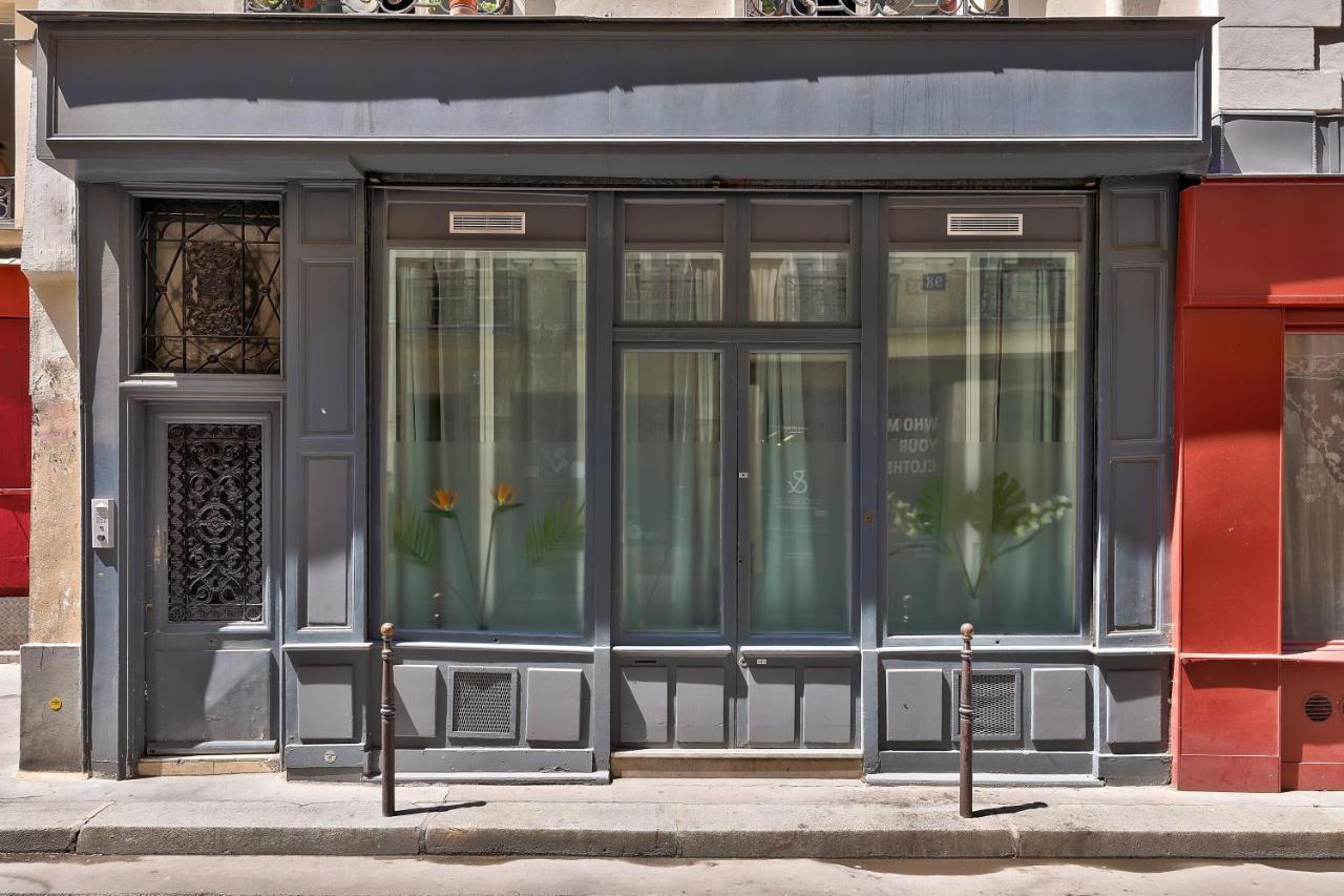 New Stunning 4 Bdrs Apt, With Ac - Le Marais Paris Eksteriør bilde